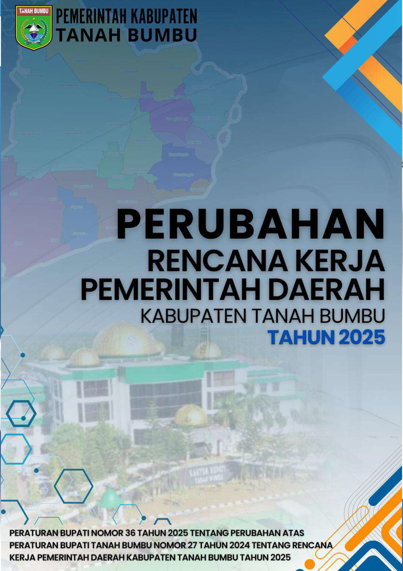 Perubahan Rencana Kerja Pemerintah Daerah (RKPD) Kabupaten Tanah Bumbu Tahun 2025